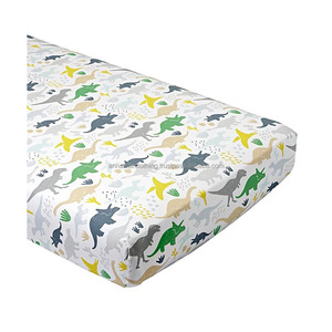 Wholesale Price FBA Manufacturer Cotton Crib Sheet Set For Baby - Product Image 1