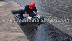 <b>PVC</b> Waterproof Membrane Self <b>Adhesive</b> Black 1.5mm for Swimming Pool Surroundings ATYAPI Brand Model AT-WM - Product Image 2