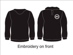 Pull-over tricoté personnalisé sweat à capuche en molleton brossé imperméable à l'eau motif solide imprimé doublé en hiver à la demande du client - Product Image 2