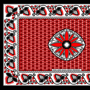 Tela Africana de Algodón Estampada Khanga Kitenge con Estampado de Cera para Ropa y Vestimenta Tradicional - Product Image 1
