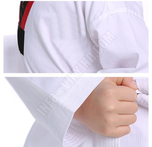 Uniformes ligeros de algodón y poliéster para niños y adultos, Taekwondo, Karate, Judo, Taekwondo, manga larga, Unisex - Product Image 5