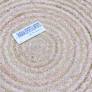 Alfombra de yute trenzada a mano para puerta de entrada de Hotel, de diseño moderno, para cama y habitación, redonda, para Cocina - Product Image 2