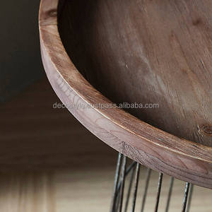 Table basse industrielle en bois - Product Image 2