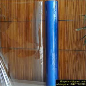 โรงงานม้วนนุ่มพีวีซีฟิล์มหดร้อนสีฟ้าพีวีซีฟิล์มยืด - Product Image 3