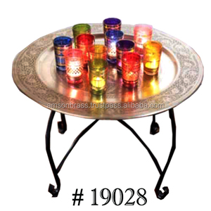 Mesa marroquí para decoración de hogar y restaurante - Product Image 3