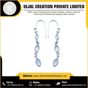 Wholesale Women's Gemstone <b>Earrings</b> | 925 Sterling <b>Silver</b> <b>Wedding</b> Gift Party Jewelry - Product Image 6