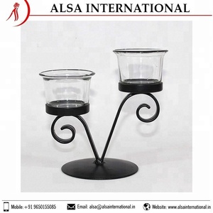 Proveedor de soporte de vela de metal de decoración antigua de boda a precio asequible disponible del exportador indio a un precio razonable. - Product Image 5