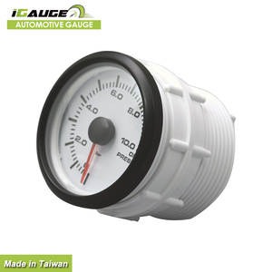 52มิลลิเมตรสองสี LED อุปกรณ์เสริมเครื่องวัดความดันน้ำมันสำหรับรถยนต์ - Product Image 4