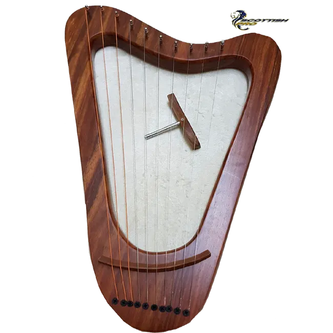 10 Metal String Solid Rose Wood Lyre Solid Wood Custom Made Wood And Color Good Quality Musical Instruments Lyre Harp