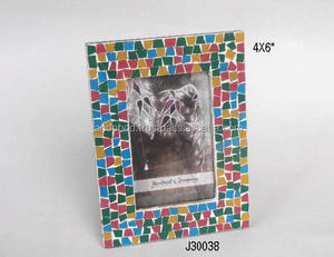 High Quality Glass Mosaic Picture Photo <b>Frame</b> Available in All Photo Sizes Home Decor Tabletop Best Wedding Gift Photo <b>Frame</b> - Product Image 2
