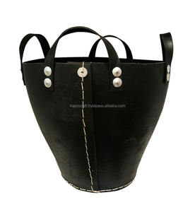 Maceta Grande Ecológica de Goma Reciclada, Hecha a Mano, para Jardín, Exterior, con Función de Cesta de Almacenamiento para el Hogar, Decoración - Product Image 1