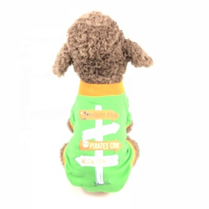 Vêtements de chien de T-shirt simple multicolore de logo personnalisé avec le bas quantité minimale de commande pour l'exportation en vrac - Product Image 2