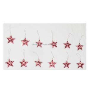 Christmas Ornaments <b>Hanging</b> <b>Star</b> Embroidery - Product Image 1