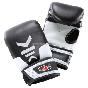 Bolsa de práctica de lucha de combate de PVC profesional de 8oz 100% guantes de perforación de cuero de vaca para entrenamiento de boxeo disponibles en tamaños - Product Image 4