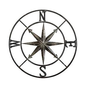 BRÚJULA NAUTICA DE METAL PARA INTERIOR, BRÚJULA NAUTICA ANTIGUA DE LATÓN PARA BARCO - Product Image 4