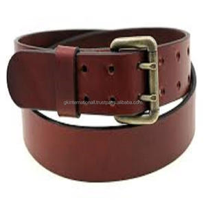 Nouvelle ceinture en cuir véritable pour homme, design large, double boucle à ardillon, ceinture en cuir décontractée pour homme, fabrication sur mesure, accessoires de mode - Product Image 1