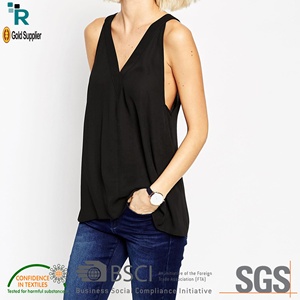 Débardeur de yoga grande taille personnalisé pour femmes, crop tops, dentelle, perles, broderie, paillettes, jersey solide, évacuation de l'humidité - Product Image 4