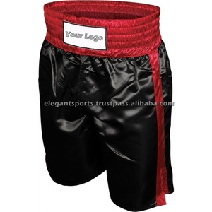 Pantalones cortos de poliéster para boxeo y kick Boxing, logo personalizado, 100% - Product Image 6