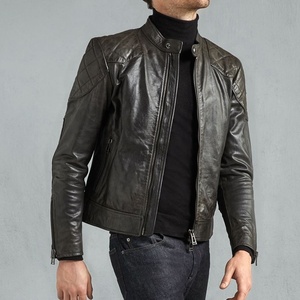 Veste en cuir pour homme / Veste en cuir du Pakistan / Nouvelle arrivée 2016 Veste en cuir véritable pour homme - Product Image 1