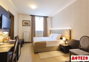 Muebles de Dormitorio Modernos para Hoteles Comerciales, Diseño de Paneles de Madera para Hoteles de 3 a 5 Estrellas - Product Image 6
