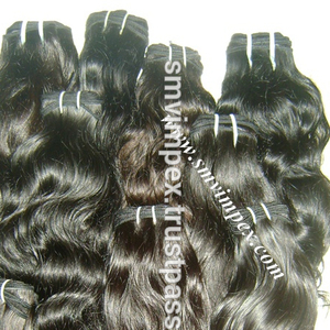 ¡Mejor venta de cabello humano waft! Temple-pelo crudo ondulado Caída de pelo gratis - Product Image 2