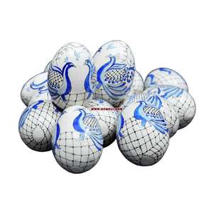 Huevos de Pascua de Madera Pintados a Mano Surtidos, Adornos Decorativos de Primavera para Decoración del Hogar, Exhibición o Regalos - Product Image 5