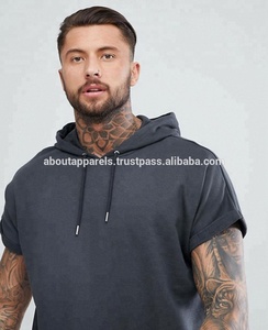 Sweat à capuche vierge promotionnel en molleton de coton de haute qualité sur mesure en vrac | Vente en gros de pull à capuche uni pour hommes - Product Image 3