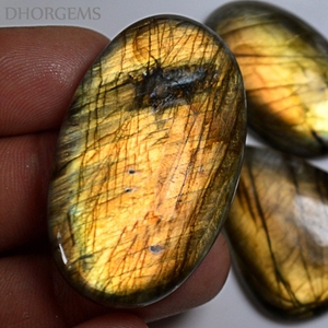 Cabochon de Labradorite à Éclat Doré, Pierre Précieuse Naturelle, Cabochon Non Monté, Fournisseur en Gros, Article Durable, Cadeau - Product Image 6