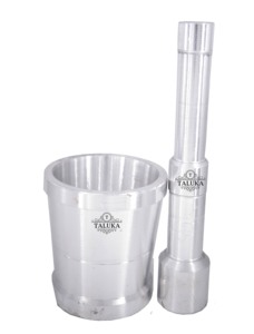 อินเดียผลิตของแข็งตรงเครื่องมือห้องครัวอลูมิเนียมปูนและสาก - Product Image 2