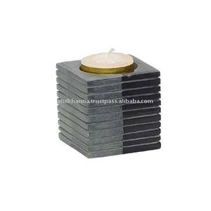 Lampes à bougies chauffe-plat en pierre ollaire faites à la main - Product Image 1