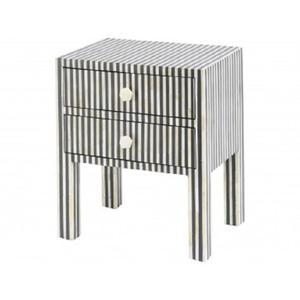 Modern Bone Inlay Living Room Bed <b>Side</b> <b>Drawers</b> with 2 <b>Drawers</b> - Product Image 2