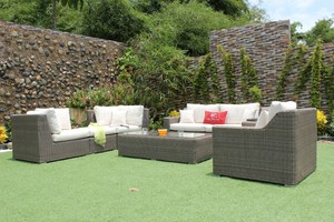 <strong>Antique</strong> Synthetic Rattan <strong>Wicker</strong> PE PVC <strong>Sofa</strong> <strong>Set</strong> for Outdoor Garden Furniture - Product Image 2
