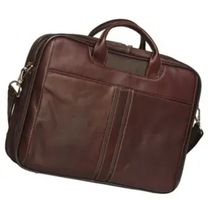 2022 Mens leather messenger bag / cool laptop messenger bag / high quality leather laptop bag