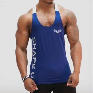 Camisetas deportivas de tirantes para hombre, de dos tonos, con estampado personalizado. - Product Image 2