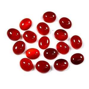 High Quality Natural Oval Brilliant Cut <b>Red</b> Onyx Cabochon Loose Crystal <b>Bead</b> Healing Jewellery Making Wholesale Lot Available - Product Image 3