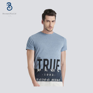 เสื้อยืดกีฬาสำหรับผู้ชาย,เสื้อใส่วิ่งพิมพ์โลโก้ส่งเสริมการขายทรงพอดีแห้งพิมพ์ลายกีฬาฟุตบอลแบบกำหนดเอง - Product Image 2