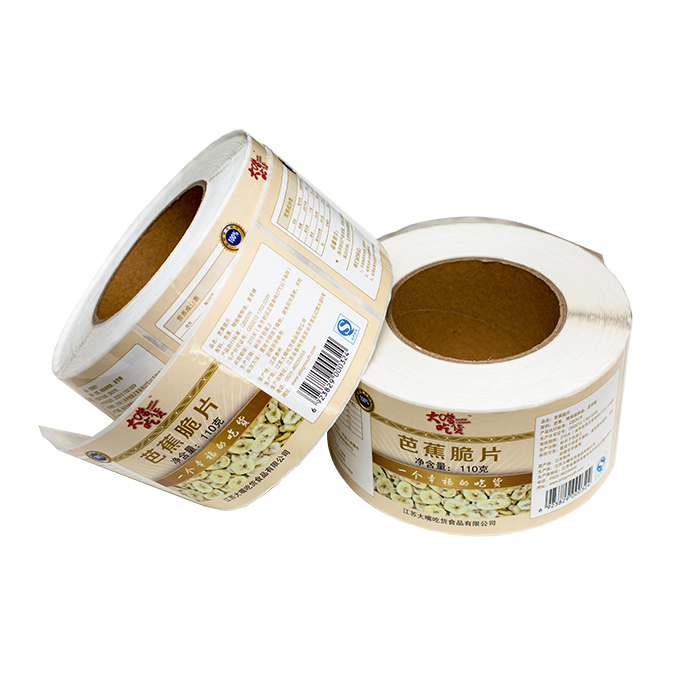 Factory Price Custom Professional Waterproof Packaging Printing Roll Stickers Labels for Food Bottles