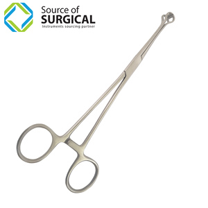 Babcock Tissue Forceps Manual Stainless Steel Clamp Foundation of <b>Surgical</b> <b>Instruments</b> - Product Image 2