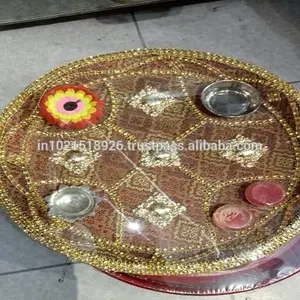 Placas decorativas redondas thali