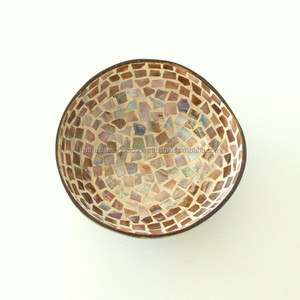 Lacquer Coconut Bowls, Silver Leaf Coconut Bowl from Vietnam Manufacturer Direct Sale - Product Image 6