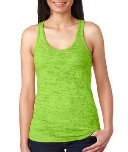 Débardeurs d'entraînement à col en V et à dos nageur grande taille pour femmes-Polyester/coton vierge personnalisé Gym Fitness - Product Image 3