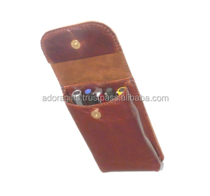 Estuche de cuero para bolígrafos de estilo Simple para niños, estuche escolar para bolígrafos - Product Image 1