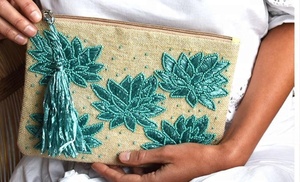 Sac à main en perles de créateur, pochette de soirée, pochette pour femmes - Product Image 3