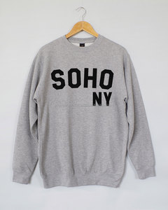 Confortable Personnalisé couleur unie blanc À Capuche hommes Coton Rose Cool Pull pull - Product Image 3