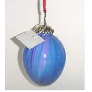 Décoration suspendue de Noël en verre Ornement festif pour une utilisation intérieure et extérieure - Product Image 1