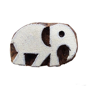 ของสะสมตกแต่งแสตมป์ทำจากไม้พิมพ์ลายช้างสำหรับใช้งานอย่างมีสไตล์ - Product Image 1