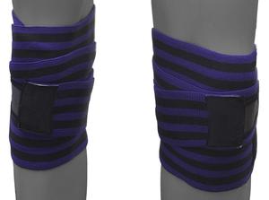 พันเข่าพร้อมสายรัดสำหรับ Squats,ยกน้ำหนัก,Powerlifting,ขากด,และ Cross Training-ยืดหยุ่น72 "WRAPS - Product Image 4