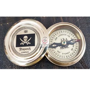 เข็มทิศกระเป๋าตกแต่งทันสมัยเคลือบทองด้วยแม่เหล็กขัดเงาทำด้วยมือคุณภาพสูงออกแบบได้ตามต้องการ - Product Image 6