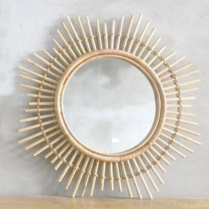 Espejo de ratán solar de estilo tradicional de nuevo diseño para uso decorativo - Product Image 2