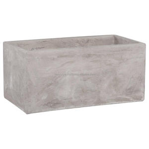 Bocaux de ciment en verre, wig avec bougies - Product Image 2